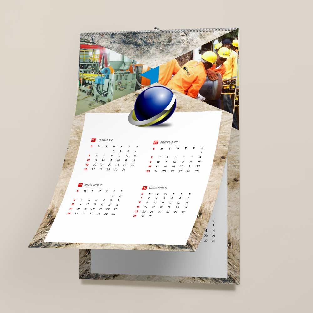 A2 Wall Calendar (7 Sheets) LATWINS CONCEPTS